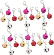 POPETPOP 36Pcs Colorful Pet Collar Bells for and Cats DIY Charms Accessories Durable Iron Craft Supplies for Collars Keychains and Decorations for
