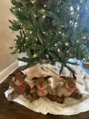 Vintage Rudolph Red Nosed Reindeer Bear Christmas Gift NWT