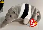VERY RARE TY Beanie Baby Ants the Anteater Retired 1997 Tag Errors & Red Star!