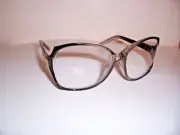 1.00 full lens READING GLASSES CRYSTAL GRAY designer 100 full magnification