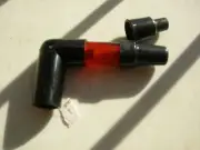 FLASHING RED SPARKIES SPARK PLUG COVERS ATV motorcycle BOBBER CHOPPER CUSTOM