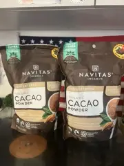 2 Bags Navitas Organics Cacao Powder, 16oz. Bag - Organic, Non-GMO