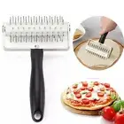 Kitchen Stainless Steel Baking Roller Docker Pastry Dough Pizza Pie Tool Pitter