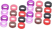 24 Pcs Silicone Ring Thumb Rings Women Left Handed Scissors Holders Ring Stack Scissor Dog Scissors Grooming Shear Nail Scissors Hairdressing Scissors
