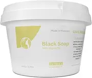 Fatima's Garden Argan Oil Black Soap - Exfoliating Cleanser, 450g