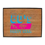 80S Party Girl Retro - Funny Novelty Doormat Man Cave Floor mat