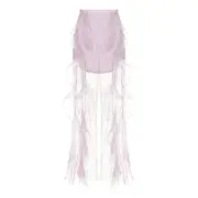 NWT Alice McCall Lilac Valerie Ruffle Lace Pants (Size 0) $350
