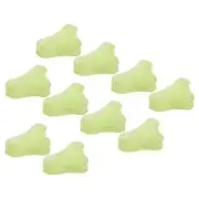20Pcs Triangle Tent Rope Adjuster Cord Buckle Tensioner Fluorescent Green