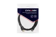 DYNAMIX 0.5m HDMI 10Gbs Slimline High-Speed Cable with Ethernet 4K2K@24/30Hz