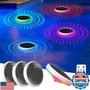 COXSENI Solar Floating Pool Lights with Remote: 12 Color Modes 3 Timer Functi