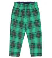 [Bonpoint] Bonpoint Baby Dandy checked linen pants M 6 green