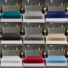2200TC Satin Silk Fitted Bottom Bed Sheet Super King Single Double Queen Size
