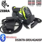 Zebra DS3678-SR3U42A0SFC Wireless 2D USB Standard Range Barcode Scanner w Cradle