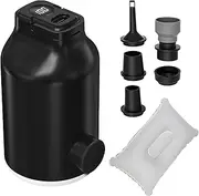 Rechargeable Air Pump - Portable Electric Light Air Pump with 5-Nozzle | Inflation Devices & Accessories for Sleeping Bags Swimming Travel Camping