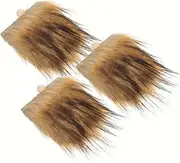 1 Set Dwarf Dwarf Beard Dog Wig Funny Lion Mane for Fake Cigarette Beard Costume Fluffy Gnome Beard Plush Fabric Pet Gnome Beard Craft Dwarf Beards Costumes Hat Artificial