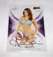 2015 Benchwarmer ALEX CAPRIOLA Signature #71 HOTTIE Gold Foil Auto/25 PLAYBOY