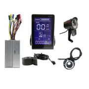 Ebike 36V/48V 30A 1000W Controller +LCD+Throttle+Brake Lever+PAS+Head Lights Set