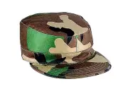 Rothco 5645 Gov't Spec 2 Ply Rip-stop Woodland Camo Army Ranger Fatigue Caps