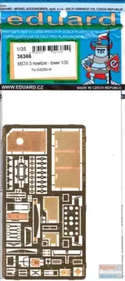 EDU36366 1:35 Eduard PE - MSTA S Howitzer - Tower Detail Set (ZVE kit)
