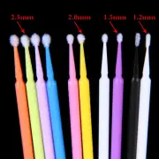 100-pcs Dental Micro Applicator Disposable Tooth Brush Tips Regular/Fine mx