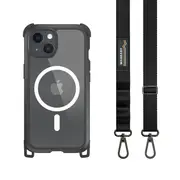MagEasy Odyssey M + Strap MagSafe Case For iPhone 15 - Black