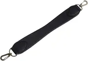 [Generic] 29cm Short PU Leather Handbag Bag Strap Handle Holder Replacement Bag Accessories Black Brown - Black