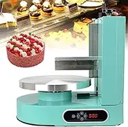 Birthday Cake Baking Tools Bakery Equipment Birthday Cake Automatic Decorating Cream Depositor Smoother Frosting Coating Icing Spreading Machine,Green