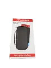 Nintendo Switch Carry Case Advanctech BLACK ~ NEW IN BOX
