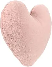 MERRYHAPY Chenille Cushion Headrest Room Custom Body Pillow Round Plush Pillow Bearer Lumbar Pillows Decoration Pillowcase Crib Leaf Shaped Throw Pillow Cover Rabbit Plush Pink