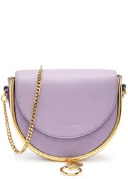 See BY Chloé Mara Leather Cross-body bag - Lilac ONE SIZE