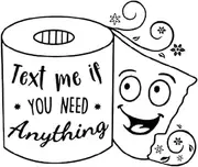 Bathroom Stickers for Wall | Toilet Stickers Decals Funny Toilet Seat Decal - Cute Toilet Seat Sticker Bathroom Toilet Stickers for Tiles Glass Metal