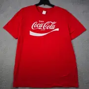 Coca Cola Shirt Mens 2XL XXL Red Coke Classic 80s 90s Retro Outdoors Logo NWT