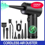 Cordless Air Duster Compressed Air Blower Car PC Cleaning Cleaner 100000RPM