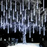 Christmas Lights Outdoor, 288LED Meteor Shower Rain Lights 12 Inch 8 Tubes, Wate