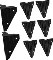 Yardwe Stage Speaker Edge Protectors 8 Pack Plastic Speaker Corner Guards Desk Corner Protectors Right Angle Protection