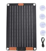 Solar Charger - Portable Solar Panels for Camping, 5V/2A Monocrystalline Silicon Solar Charger Station, Waterproof Outdoor Electricity Power, Multi-Device Charging Supply for Cell Phones, Tablets