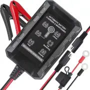 Car Battery Charger,Trickle Charger, Maintainer for Motorcycle, Boat, Lawn Mower