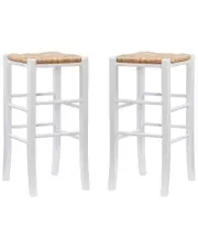Linon Set of 2 Gianna Backless Barstools