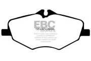 EBC Brakes DP41488R Yellowstuff Street And Track Brake Pads Fits 03-09 E320 E350