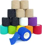1roll 2.5/5/7.5/10cm*4.8m Non Woven Elastic Self Adhesive Bandage Cohesive Bandage for Sports Fixing Finger Wrist Leg /103