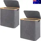 Foldable Laundry Washing Clothes Storage Bag Hamper Basket Bin Organiser 100L XL
