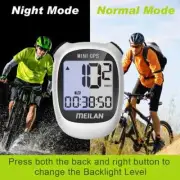 Mini White Oval GPS Bike Computer Bicycle Speedometer Speed Altitude Ride Time