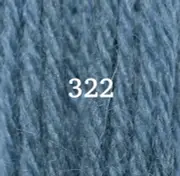 Appleton Tapestry Wool - 11 Yd Skein - Dull Marine Blue Color 322