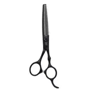 Mina Timeless Hairdressing Matte Black Thinning Scissors