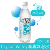 在飛比找PChome24h購物優惠-金車 Crystal Valley 礦沛氣泡水 585mlx