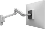 Ergotron – MXV Single Monitor Arm, VESA Wall Mount – for Monitors Up to 34 Inches, 3.2 to 9.1 kg – White