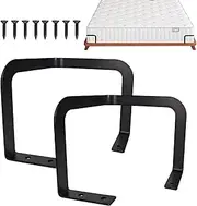 Mattress Slide Stopper - Metal Mattress Holder in Place with 8 Screws,Heavy Duty Bed Shelfie, Sturdy Murphy Bed Kit for Box Spring, Full-Size Mattress, Keep Mattress from Sliding
