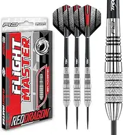 RED DRAGON Sidewinder 23 Gram Tungsten Darts Set with Flights and Stems