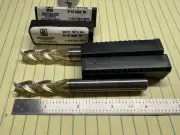Qty. 2 Benchmark 3 Flute 7/16” Shank .407” Diameter Solid Carbide End Mills