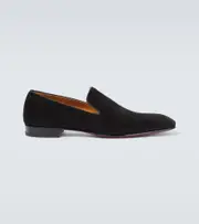 [Christian Louboutin] Christian Louboutin Dandelion suede loafers AU 7 black